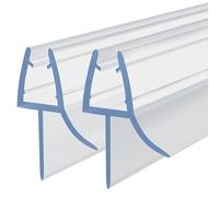 HNNHOME 2 Pack 100cm Shower Screen Seal Strip for 6-8mm Glass, Max 20mm Gap