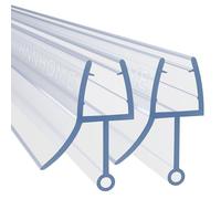 HNNHOME 2 Pack Shower Screen Seal Strip for 4-6mm Glass, Max 10mm Gap