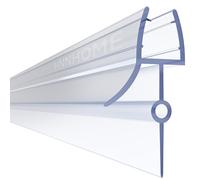 HNNHOME Bath Shower Screen Door Seal Strip for 6-8mm Straight Glass Up to 22mm Gap