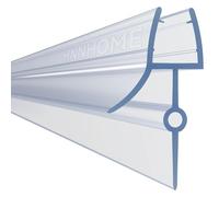 HNNHOME Clear Bath Shower Screen Seal Strip for 6mm Glass, Max 22mm Gap