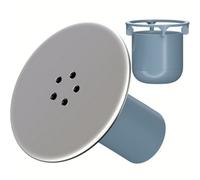 Hnnhome Shower Drain Cover With Hair Catcher, 90mm/115mm Shower Plughole Cover, Fast Flow Shower Tray Waste(Blue)
