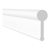 HNNHOME Soft Shower Screen Seal Strip for Folding Doors (1.2 Meter, White)