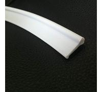 HNNHOME Soft Shower Screen Seal Strip for Folding Doors (2.2 Meter, White)