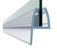 HNNHOME Super Clear Shower Glass Seal Strip for 6mm Glass, Max 16mm Gap