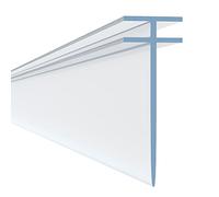 HNNHOME T Profile Channel Shower Screen Seal Strip for Folding Straight Glass 2.2 Meter