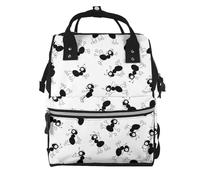 Hnnkloy Ants Insects, Large Capacity Mummy Backpack Diaper Bag Travel Backpack for Outdoor