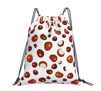 Hnnkloy Autumn Chestnuts Pattern, Drawstring Backpack Unisex Sport Gym Bag Casual Daypack Drawstring Sackpack