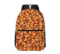 Hnnkloy Baked Beans, 17 Inch Backpack With Pockets Casual Daypack Water Resistant School Bag