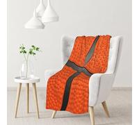 Hnnkloy Basketball Black Line,Soft Blanket for Couch Sofa Bed Warm Anti-Pilling Flannel Plush Throw Blanket 76 X 102 cm