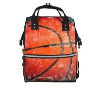 Hnnkloy Basketball Glass Breaking Window, Large Capacity Mummy Backpack Diaper Bag Travel Backpack for Outdoor