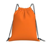 Hnnkloy Beauty Burnt Orange Printed, Drawstring Backpack Unisex Sport Gym Bag Casual Daypack Drawstring Sackpack