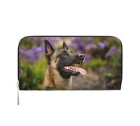 Hnnkloy Belgian Malinois Pets Dogs Belgian Malinois, PU Leather Wallets Large Capacity Clutch Wallet for Men Women