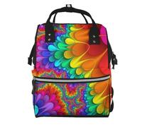 Hnnkloy Bright Color, Large Capacity Mummy Backpack Diaper Bag Travel Backpack for Outdoor