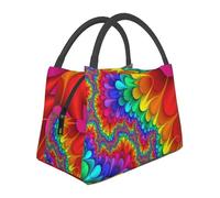 Hnnkloy Bright Color, Portable Lunch Bag, Insulated Tote Bag Durable Lunch Box Reusable Cooler Bag