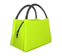 Hnnkloy Bright Green Lime Neon Color, Portable Lunch Bag, Insulated Tote Bag Durable Lunch Box Reusable Cooler Bag