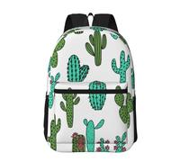Hnnkloy Cactus Cacti Cactus Design, 17 Inch Backpack With Pockets Casual Daypack Water Resistant School Bag