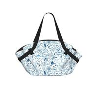 Hnnkloy Cartoon Blue Chemistry,Portable Camping Mat Multifunctional Foldable Picnic Blanket As Camping Tote Bag For Traveling