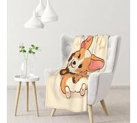 Hnnkloy Cartoon Cute Corgi Dog Butt,Soft Blanket for Couch Sofa Bed Warm Anti-Pilling Flannel Plush Throw Blanket 76 X 102 cm