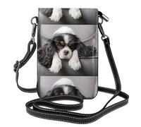 Hnnkloy Cavalier King Charles Spaniel Dog, Cell Phone Purses For Women, Small Crossbody Bags - PU Leather Cellphone Wallet With Credit Card Slots