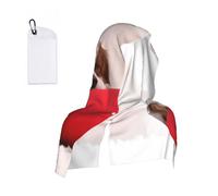 Hnnkloy Cavalier King Charles Spaniel Pattern, Cool Sensation Hooded Towel, Ice Cold Sweat Towels for Sports, Gym, Camping, Running