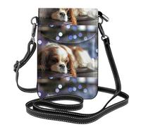 Hnnkloy Cavalier King Charles Spaniel Small Spaniel, Cell Phone Purses For Women, Small Crossbody Bags - PU Leather Cellphone Wallet With Credit Card Slots