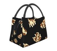 Hnnkloy Cavalier Puppy, Portable Lunch Bag, Insulated Tote Bag Durable Lunch Box Reusable Cooler Bag