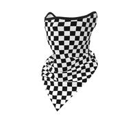 Hnnkloy Checkerboard Black White Inspired,Soft Face Cover Neck Gaiter Half Face Mask Scarf Sports Mask