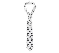Hnnkloy Classic Neck Tie Cocker Spaniel Dog Breeds White Men'S Necktie