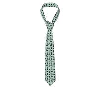 Hnnkloy Classic Neck Tie Cocker Spaniel With Coffees Black Cocker Spaniel Dog Men'S Necktie