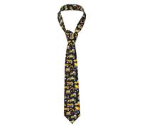 Hnnkloy Classic Neck Tie Construction Trucks Pattern Men'S Necktie