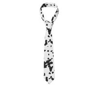 Hnnkloy Classic Neck Tie Dalmatian Dog Print Black Spot Men'S Necktie