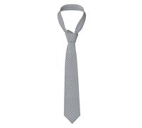 Hnnkloy Classic Neck Tie Quarry Grey Greyhound Dog Grey Men'S Necktie