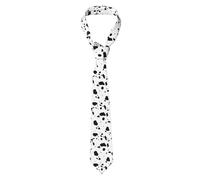 Hnnkloy Classic Neck Tie Skin Dalmatians Dog Spots Animal Animals Wildlife Dalmatian Men'S Necktie