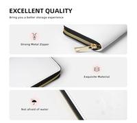 Hnnkloy Cold Water Fire Football, PU Leather Wallets Large Capacity Clutch Wallet for Men Women