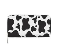 Hnnkloy Cow Spots Print, PU Leather Wallets Large Capacity Clutch Wallet for Men Women