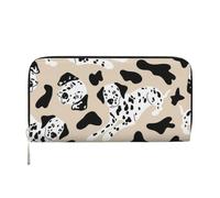 Hnnkloy Cute Dalmatian, PU Leather Wallets Large Capacity Clutch Wallet for Men Women
