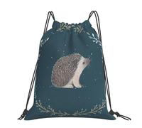 Hnnkloy Cute Little Hedgehog, Drawstring Backpack Unisex Sport Gym Bag Casual Daypack Drawstring Sackpack
