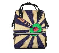 Hnnkloy Dart Board, Large Capacity Mummy Backpack Diaper Bag Travel Backpack for Outdoor