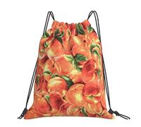 Hnnkloy Delicious Peach, Drawstring Backpack Unisex Sport Gym Bag Casual Daypack Drawstring Sackpack