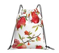 Hnnkloy Fresh Pomegranate, Drawstring Backpack Unisex Sport Gym Bag Casual Daypack Drawstring Sackpack