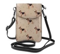 Hnnkloy German Shepherd Foot Prints, Cell Phone Purses For Women, Small Crossbody Bags - PU Leather Cellphone Wallet With Credit Card Slots
