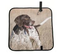 Hnnkloy German Shorthaired Pointer Dog,Folding Seat Mat, Oxford Cloth Sit Mat, Portable Seat Cushion for Outdoor Camping Traveling