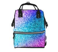 Hnnkloy Glitter Sequin Spot, Large Capacity Mummy Backpack Diaper Bag Travel Backpack for Outdoor