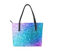 Hnnkloy Glitter Sequin Spot,PU Leather Handbag Large Capacity Tote Bag Women's Shoulder Bag for Work Travel