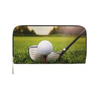 Hnnkloy Golfer, PU Leather Wallets Large Capacity Clutch Wallet for Men Women