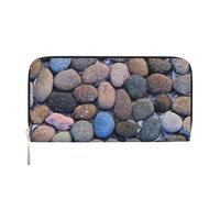 Hnnkloy Goose Soft Stone in Water, PU Leather Wallets Large Capacity Clutch Wallet for Men Women