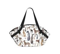 Hnnkloy Greyhounds Wippets And Lurcher Dogs,Portable Camping Mat Multifunctional Foldable Picnic Blanket As Camping Tote Bag For Traveling