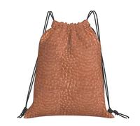 Hnnkloy Hammered Copper Look, Drawstring Backpack Unisex Sport Gym Bag Casual Daypack Drawstring Sackpack