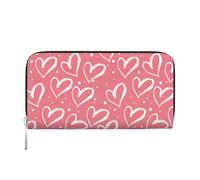 Hnnkloy Hearts Elements Day, PU Leather Wallets Large Capacity Clutch Wallet for Men Women