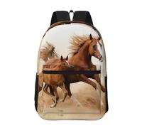 Hnnkloy Horses Cubs Two Run, 17 Inch Backpack With Pockets Casual Daypack Water Resistant School Bag